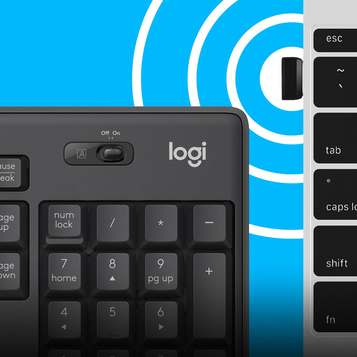 EAN 5099206092433 - Logitech 920-009800 teclado Ratón incluido Oficina USB QWERTY Internacional de EE.UU. Grafito imagen 5