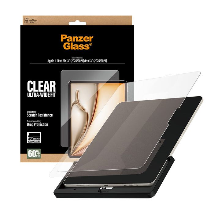 EAN 5715685030680 - PanzerGlass ® Screen Protector iPad Air 13" (2024-2025) | Pro 13" (2024-2025) | Ultra-Wide Fit w. Fastfit imagen 5