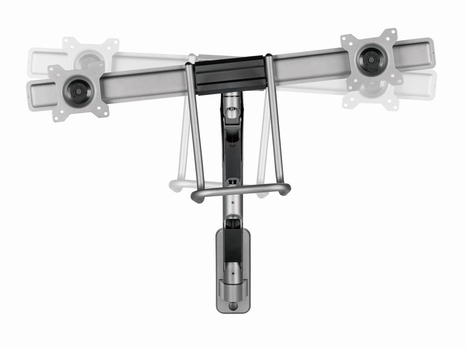 EAN 8716309127660 - Gembird Laikiklis Adjustable wall 2-display mounting arm 17-32inch iki 8kg imagen 5