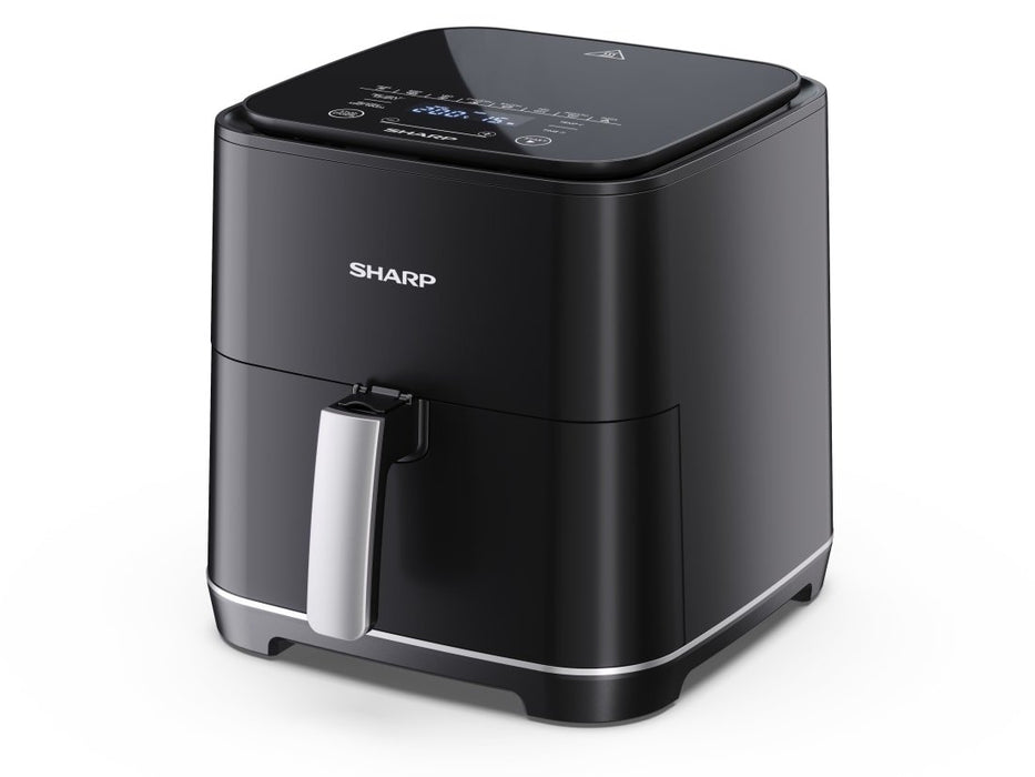 EAN 4550556103541 - Sharp AF-GS552AE-B Sencillo 5,5 L Independiente 1650 W Freidora de aire caliente Negro, Plata imagen 1