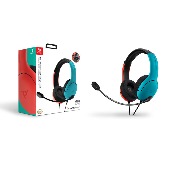 EAN 0708056066826 - PDP LVL40 Auriculares Alámbrico Diadema Juego Negro, Azul, Rojo imagen 9