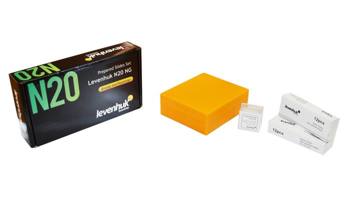 EAN 611901511078 - Levenhuk N20 NG Vidrio Portaobjetos de microscopio imagen 10