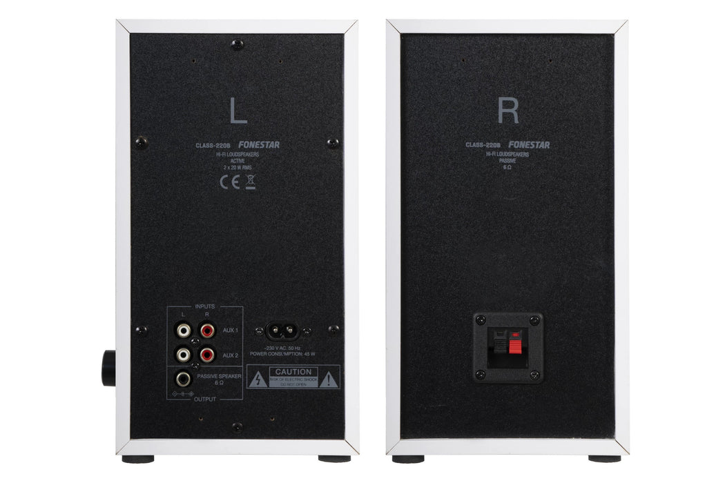 EAN 8422521235167 - Fonestar CLASS-220B altavoz De 2 vías Negro, Blanco Alámbrico 20 W imagen 3