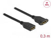 EAN 4043619870998 - DeLOCK 87099 cable DisplayPort 0,3 m Negro imagen 2