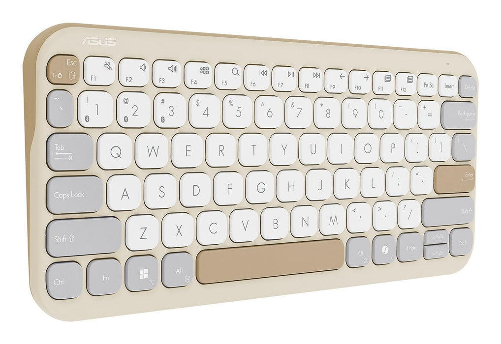 EAN 4711387539033 - ASUS Marshmallow Keyboard KW100 teclado Hogar Bluetooth QWERTZ Alemán Beige, Gris, Blanco imagen 5