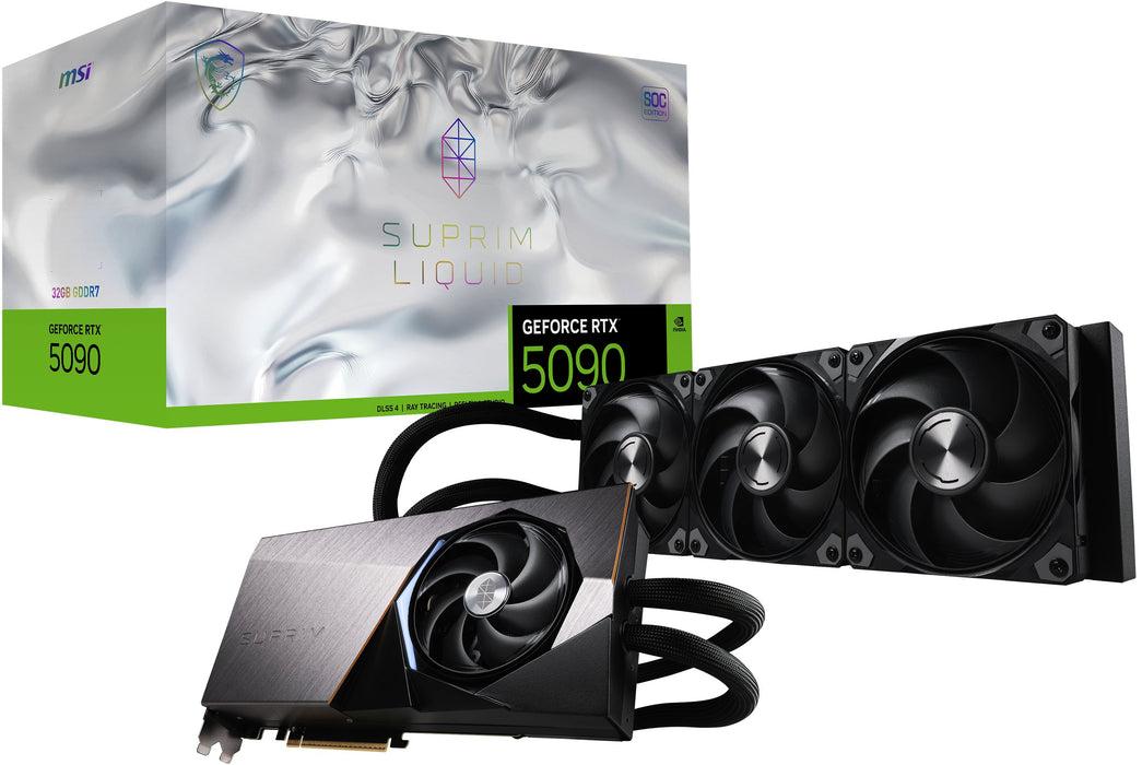 EAN 4711377296380 - MSI SUPRIM GEFORCE RTX 5090 32G LIQUID SOC tarjeta gráfica NVIDIA 32 GB GDDR7 imagen 1