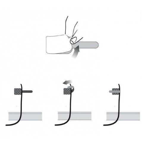 EAN 4260162070266 - Label-the-cable LTC 3110 presilla Negro imagen 5