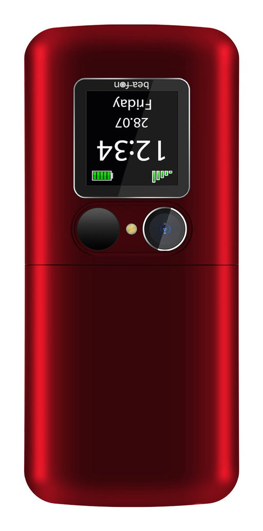 EAN 9120124822409 - Beafon Fold 10 LTE 5,59 cm (2.2") 95 g Negro, Rojo Teléfono para personas mayores imagen 1