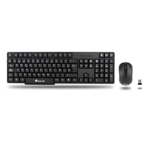 EAN 8435430620825 - NGS EUPHORIA KIT teclado Ratón incluido Universal RF inalámbrico QWERTY Inglés Negro imagen 2