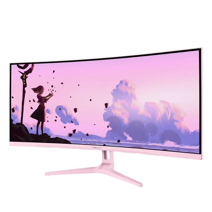 EAN 850054766991 - Arozzi Nova 34″ Curved pantalla para PC 86,4 cm (34") 3440 x 1440 Pixeles 4K Ultra HD LED Rosa imagen 7
