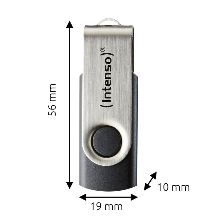 EAN 4034303036363 - Intenso USB 64GB OFFICE LINE 3.2 Gen1 Silver-Black unidad flash USB USB tipo A 3.2 Gen 1 (3.1 Gen 1) Negr imagen 4