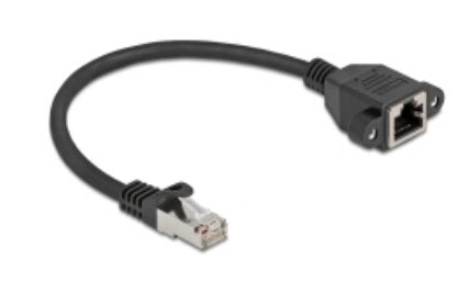 EAN 4043619907731 - DeLOCK 90773 cable de red Negro 0,25 m Cat6a S/FTP (S-STP) imagen 1