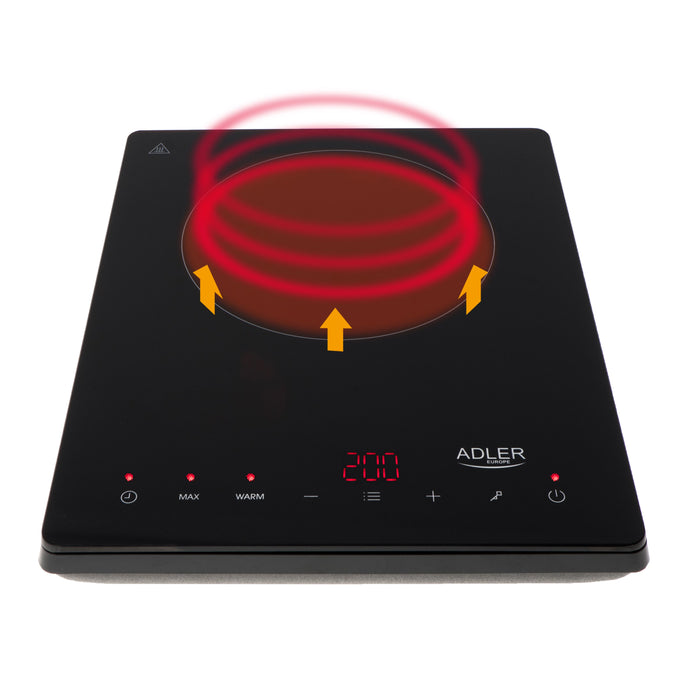 EAN 5902934838856 - Adler AD 6513 hobs Negro Encimera 29 cm Con placa de inducción 1 zona(s) imagen 4