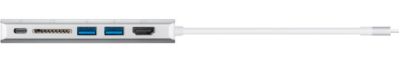 EAN 4040849767883 - Goobay 76788 base para portátil y replicador de puertos USB Tipo C Plata imagen 3