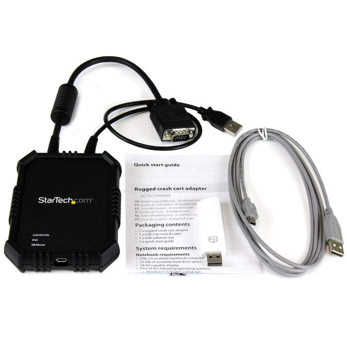 EAN 0065030862240 - StarTech.com NOTECONS02X interruptor KVM Negro imagen 7