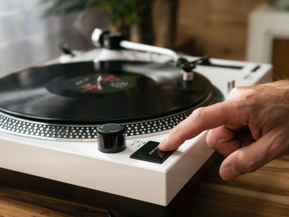 EAN 8711902071990 - Lenco L-3810 Tocadiscos de tracción directa Blanco Manual imagen 12