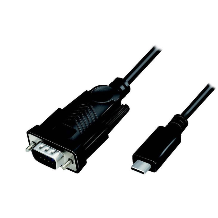 EAN 4052792067774 - LogiLink AU0051A adaptador de cable de vídeo 1,2 m USB C VGA (D-Sub) Negro imagen 1
