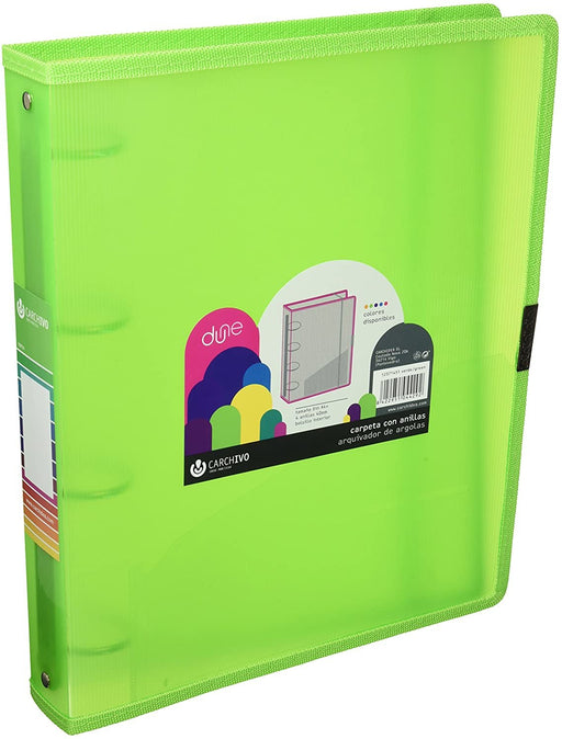 EAN 8422951044292 - CARCHIVO Dune carpeta de cartón A4+ Verde imagen 1