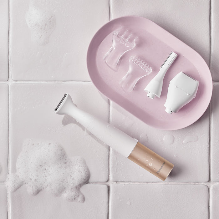 EAN 5025232962983 - Panasonic ES-WM31-P301 depiladora Oro, Blanco imagen 5