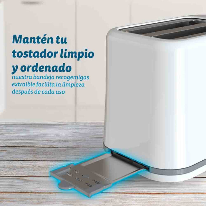 EAN 8426156016863 - Grunkel TSB-EASYTOAST tostadora 6 2 rebanada(s) 870 W Blanco imagen 4
