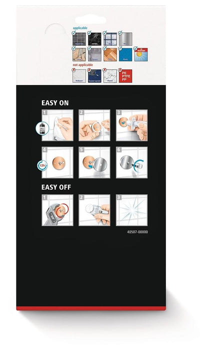 EAN 4063565111464 - TESA ALUXX BLACK Aluminio Montado en pared Dispensador de ducha imagen 3