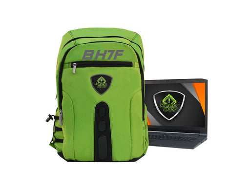 EAN 8435099522720 - KeepOut BK7F mochila Negro, Verde Imitación piel, Nylon imagen 2