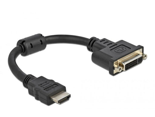 EAN 4043619652068 - DeLOCK 65206 adaptador de cable de vídeo 0,2 m HDMI tipo A (Estándar) DVI-D Negro imagen 1