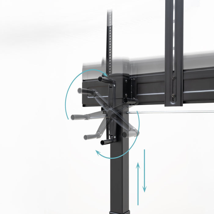 EAN 8433281015623 - TooQ FS20406HM-B soporte para TV 2,54 m (100") imagen 4