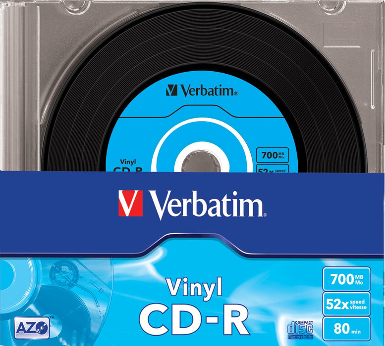EAN 0023942434269 - Verbatim CD-R AZO Data Vinyl 700 MB 52x 10 pieza(s) imagen 2