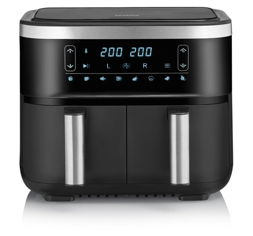 EAN 4008146042706 - Severin FR 2453 freidora Doble 3,25 L Independiente 2850 W Freidora de aire caliente Negro, Plata imagen 2