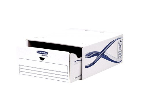EAN 0043859671991 - Fellowes 4461104 empaque Caja de cartón para envíos Azul, Blanco imagen 2