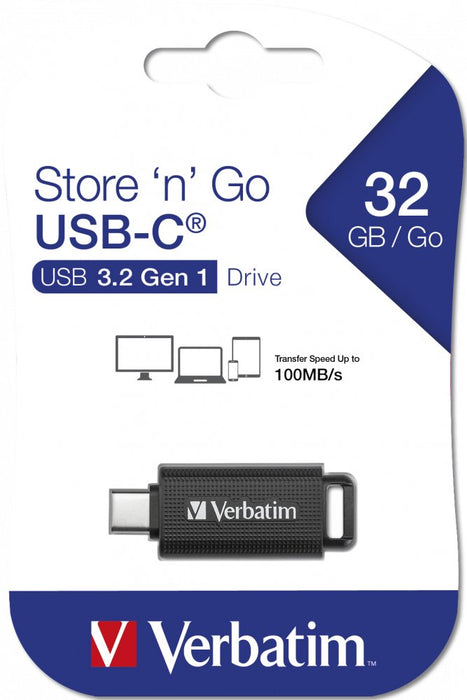 EAN 0023942494577 - Verbatim Store 'n' Go unidad flash USB 32 GB USB Tipo C 3.2 Gen 1 (3.1 Gen 1) Negro imagen 5