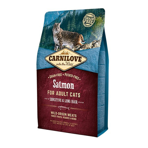 EAN 8595602512270 - CARNILOVE Salmon Cat Food alimento seco para gatos 6 kg Adulto Pera, Salmón imagen 1