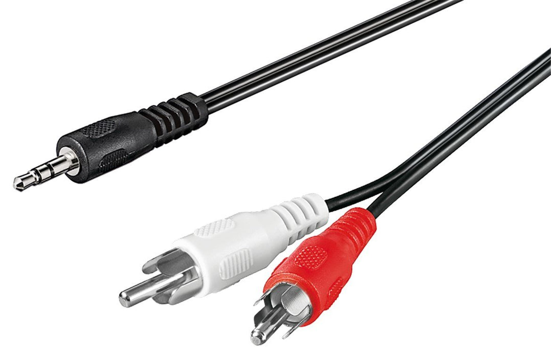 EAN 4040849504419 - Goobay 50441 cable de audio 10 m 3,5mm 2 x RCA Negro, Rojo, Blanco imagen 1