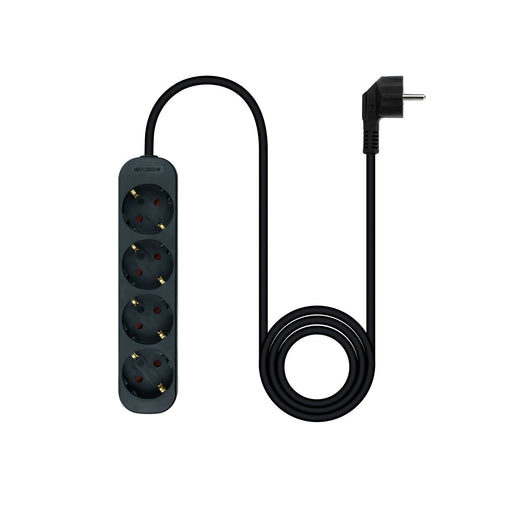 EAN 8433281014022 - Nanocable 10.37.0004-NS-BK base múltiple 1,4 m 4 salidas AC Interior imagen 2