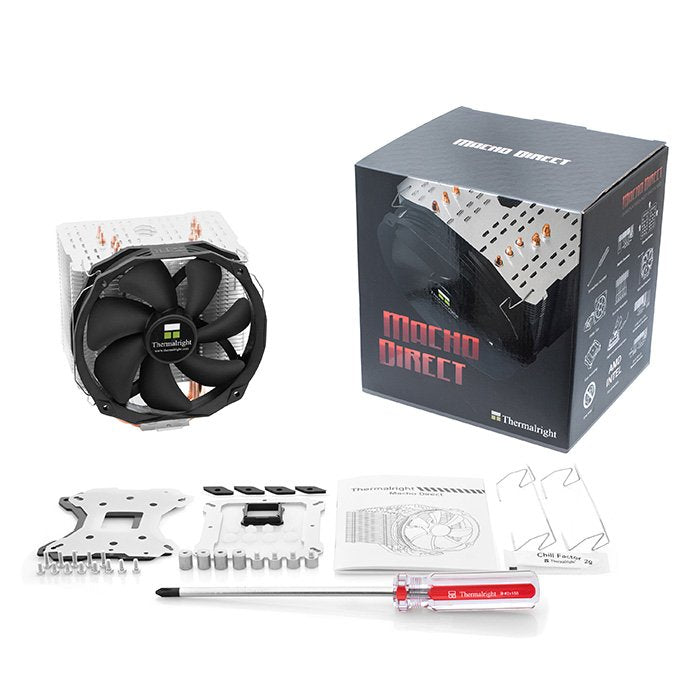 EAN 0814256001168 - Thermalright Macho Direct Procesador Enfriador 14 cm Negro, Gris imagen 9