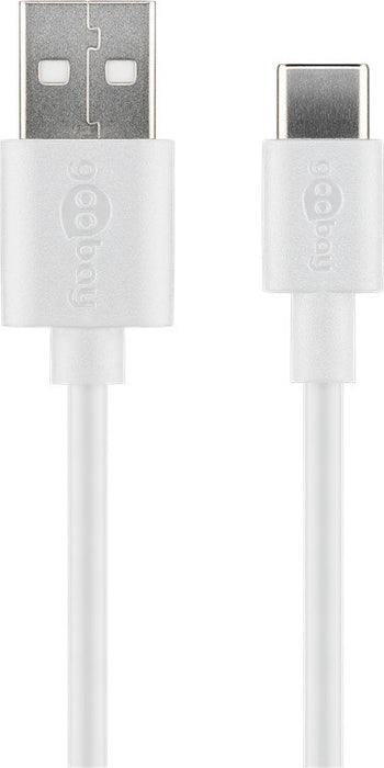 EAN 4040849455636 - Goobay 45563 cable USB USB 2.0 1 m USB A USB C Blanco imagen 1
