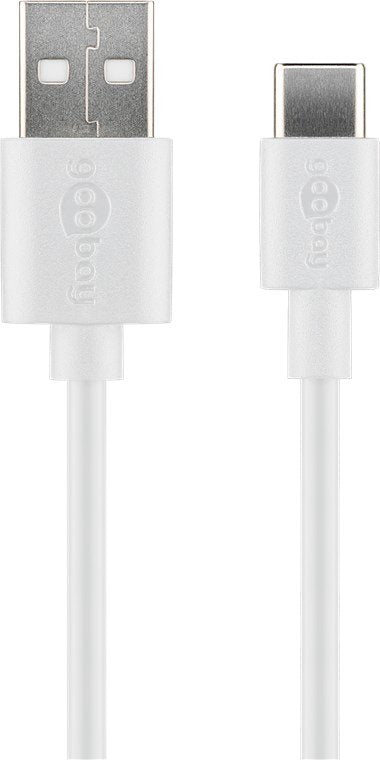 EAN 4040849455636 - Goobay 45563 cable USB USB 2.0 1 m USB A USB C Blanco imagen 1