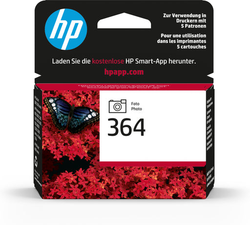 EAN 0883585705153 - HP 364 Photo Original Ink Cartridge cartucho de tinta 1 pieza(s) Rendimiento estándar Foto negro imagen 1