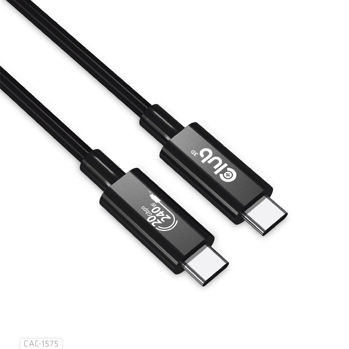 EAN 8719214472313 - CLUB3D CAC-1575 cable USB USB4 Gen 2x2 2 m USB C Negro imagen 1