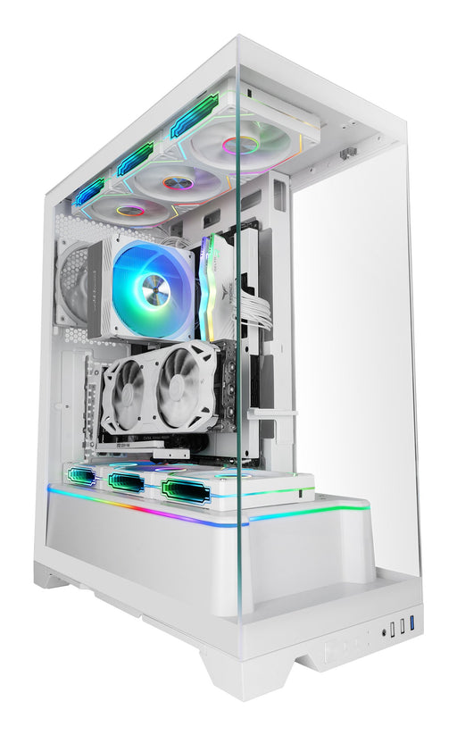 EAN 8435693112990 - Mars Gaming MCPRISMAW carcasa de ordenador Midi Tower Blanco imagen 1
