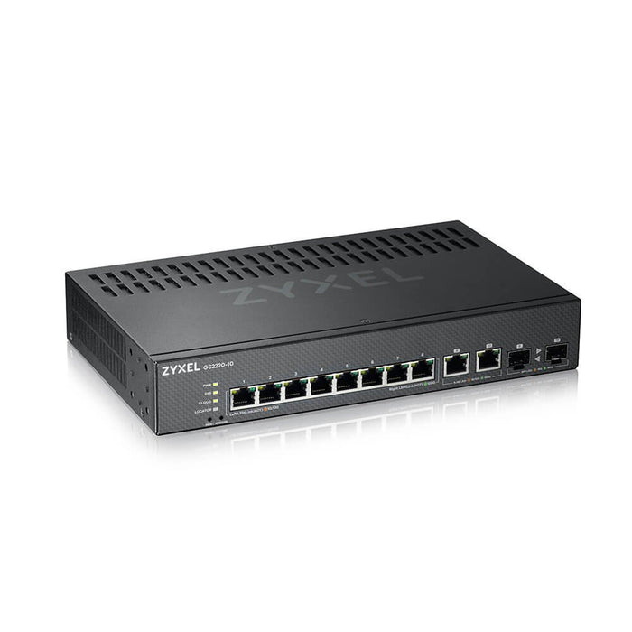 EAN 4718937607365 - Zyxel GS2220-10-EU0101F switch Gestionado L2 Gigabit Ethernet (10/100/1000) Negro imagen 1