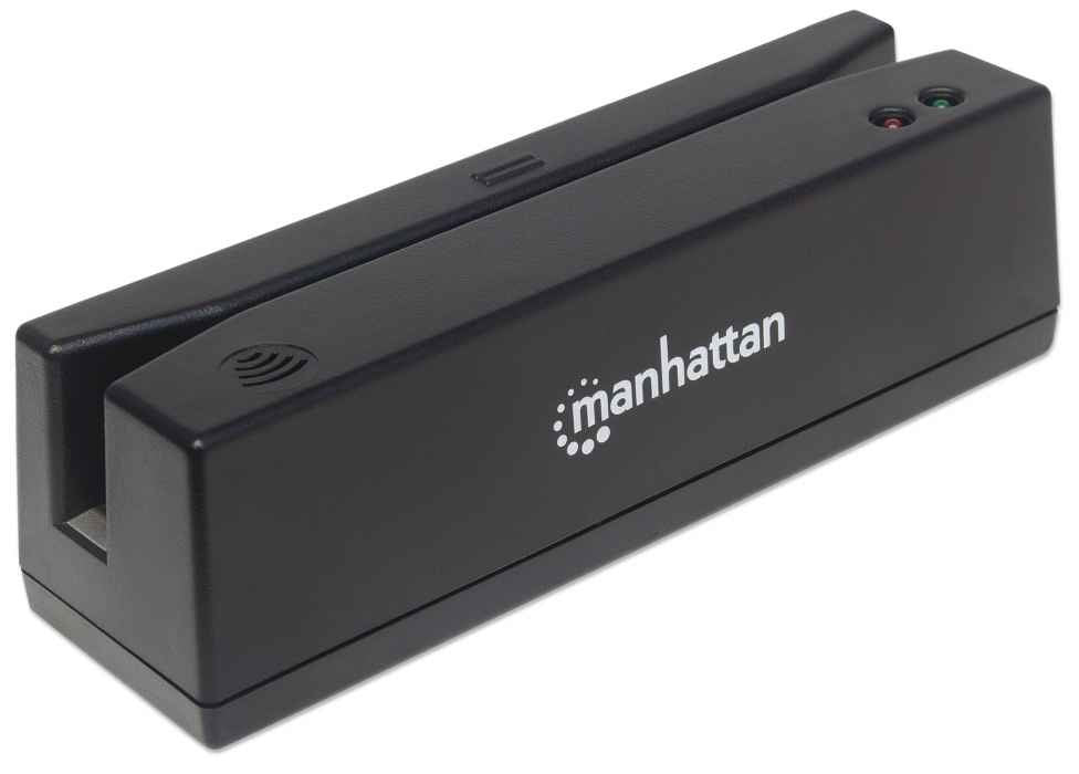 EAN 0766623460255 - Manhattan 460255 lector de tarjeta magnética USB Negro imagen 2
