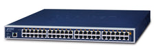 EAN 4711213688188 - PLANET HPOE2400G switch Gestionado Gigabit Ethernet (10/100/1000) Energía sobre Ethernet (PoE) 1U Azul imagen 1