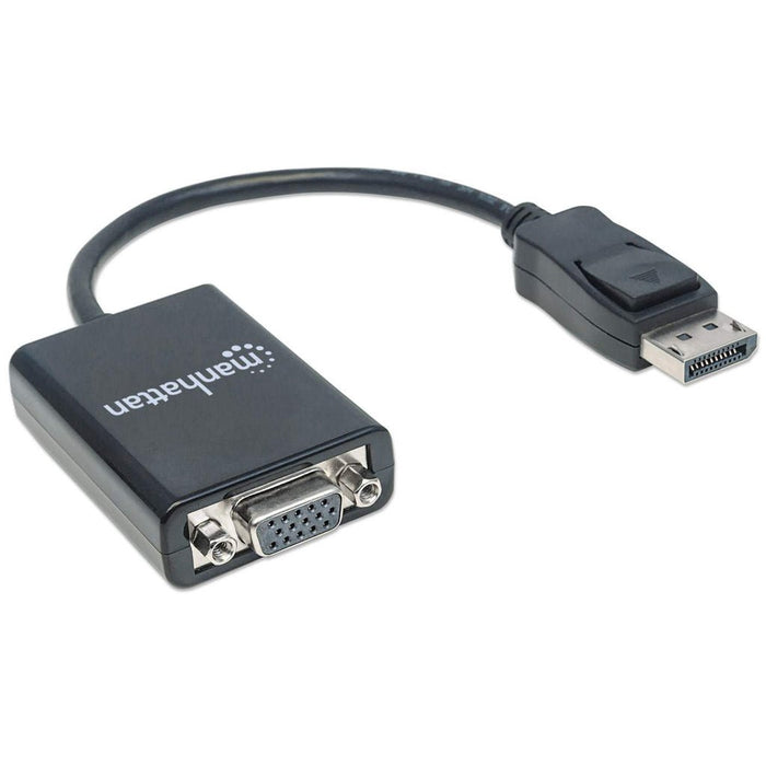 EAN 0766623151962 - Manhattan 151962 adaptador de cable de vídeo 0,15 m DisplayPort VGA (D-Sub) Negro imagen 2