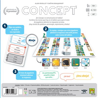 EAN 5425016922668 - Asmodee Concept 40 min Juego De Cartas Emparejamiento imagen 5