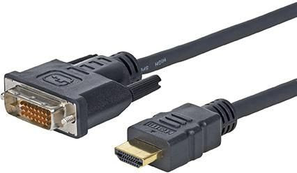 EAN 5712505421802 - Vivolink PROHDMIDVI7.5 adaptador de cable de vídeo 7,5 m HDMI DVI-D Negro imagen 1