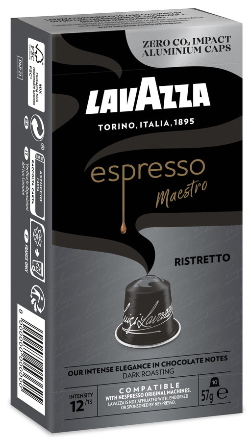 EAN 8000070053564 - Lavazza Espresso Maestro Ristretto Cápsula de café Tueste oscuro 10 pieza(s) imagen 1