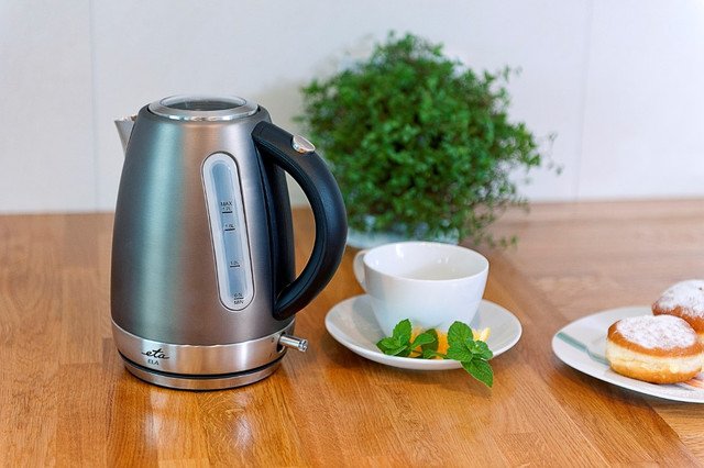 EAN 8590393252893 - Eta Ela tetera eléctrica 1,7 L 2200 W Antracita, Gris, Acero inoxidable imagen 5