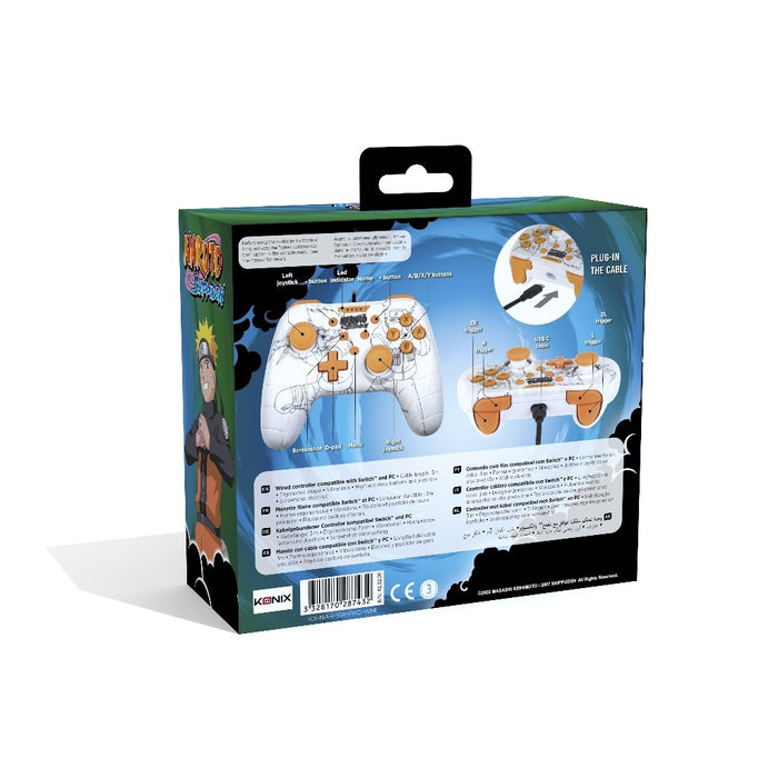 EAN 3328170287432 - Konix Naruto Kakashi Blanco USB Gamepad Nintendo Switch, Nintendo Switch Lite, PC imagen 12